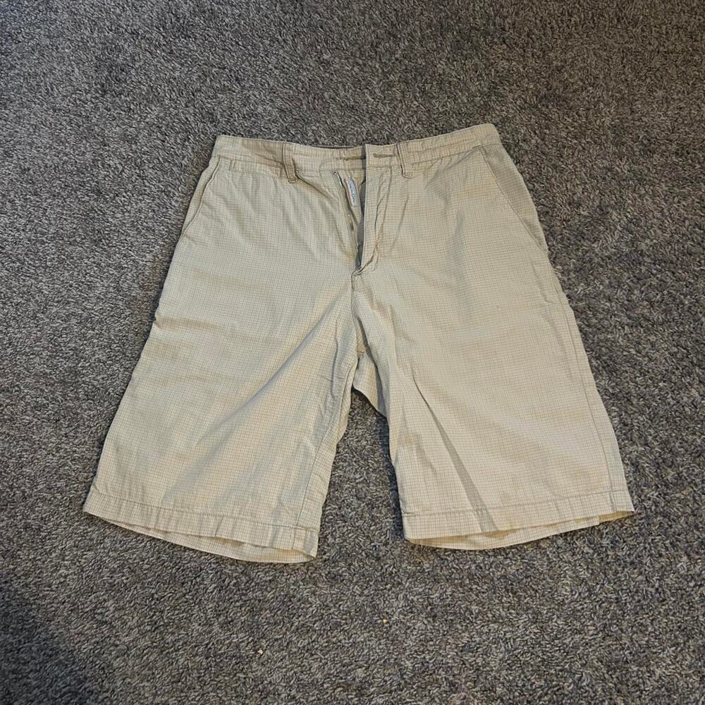 Quicksilver y2k plaid khaki shorts
